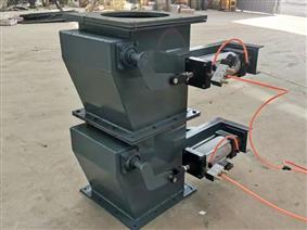 氣動(dòng)雙層翻板閥